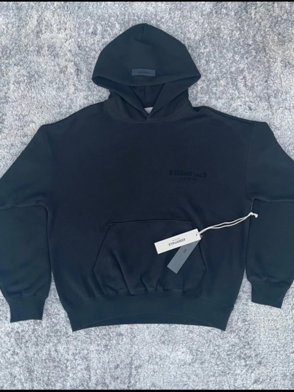 New essentials hoodie with dust bag
